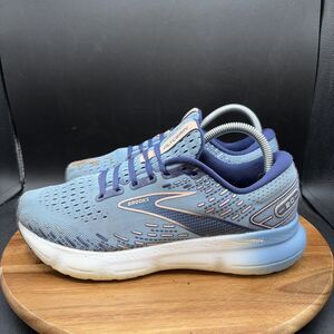 Brooks Glycerin 20 Womens Size 9 Blue Athletic Walking Running Shoes Sneakers